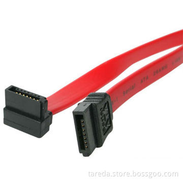 Right Angle SATA Cables with 3Ω Maximum Contact Resistance, OEM Orders are Welcome